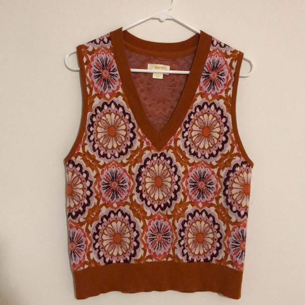MAEVE by Anthropologie Floral Vest